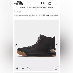 The North Face Larimer Mid Waterproof Boots